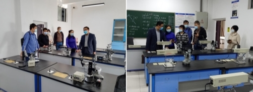 副校长于涛率队督查数理学院本科教学